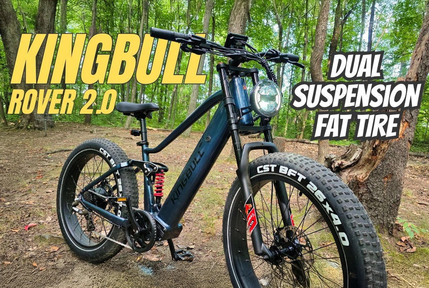 Off-road electric bike ROVER2.0 mountain forest terrain evaluation