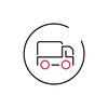 A truck icon representing transportation