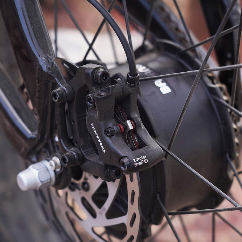 EX Titan Tektro hydraulic disc brakes for off-road safety