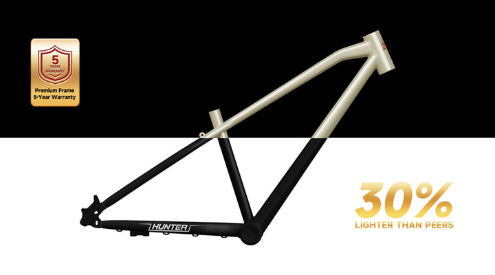 Kingbull Hunter 2.0 e-MTB durable frame close-up
