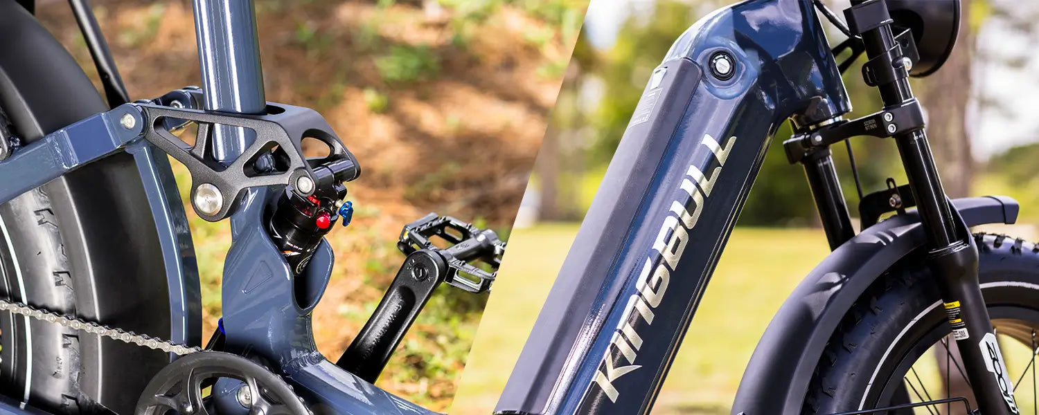 Kingbull Jumper Go full suspension frame and rear spring