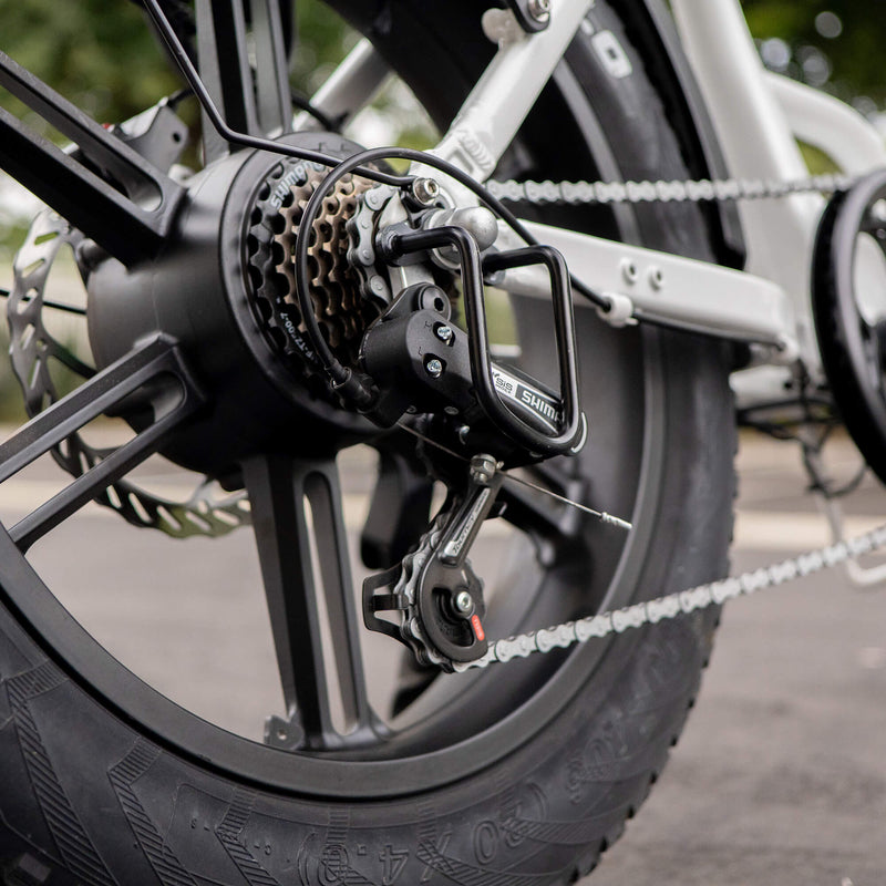 Shimano 7-speed gear detail – Kingbull Literider 2.0