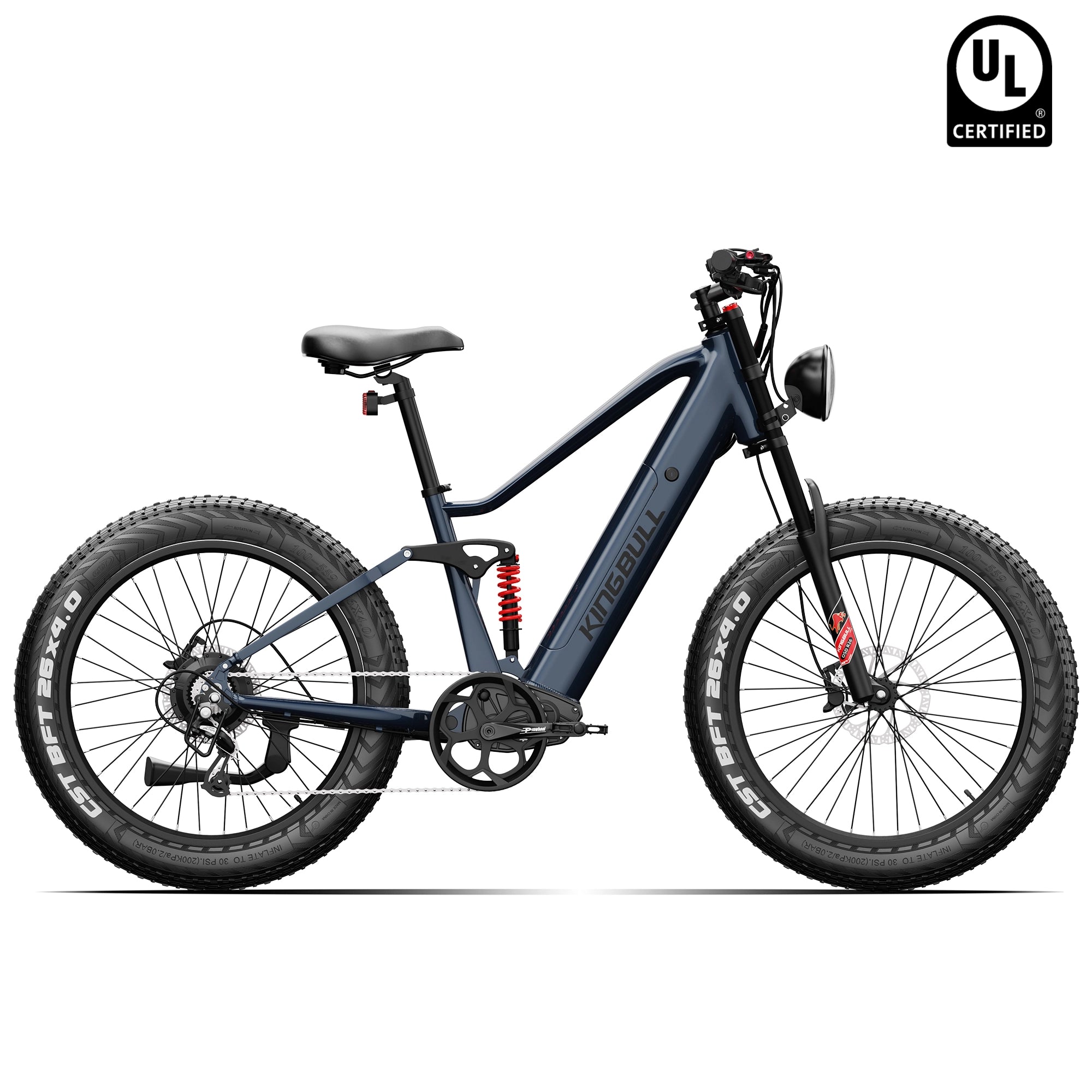 jeep electric bicycles Kingbull Rover 2.0 Off-Road Ebike | 750W Full Suspension Electric Mountain Bike