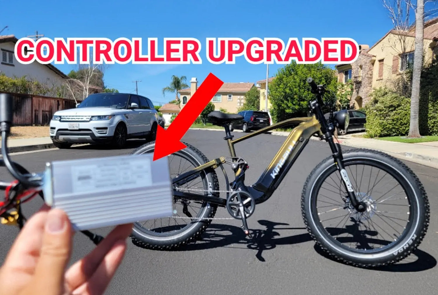 A speed upgrade controller and a kingbull electric bike EX TITAN