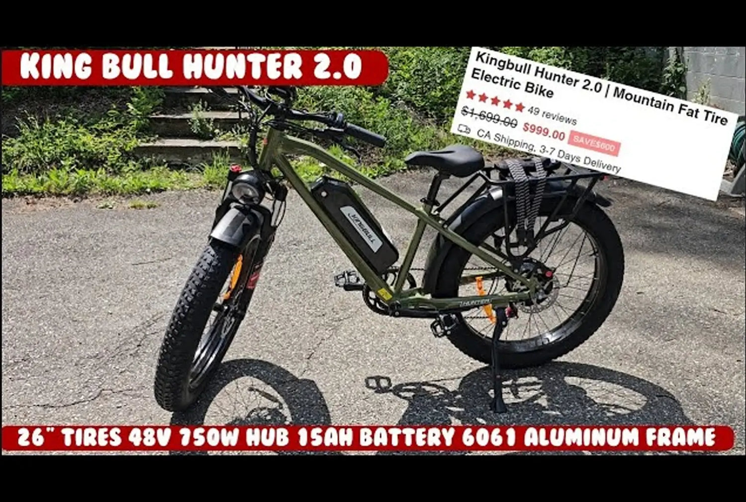 KOL test ride video – Kingbull Hunter 2.0 electric mountain bike