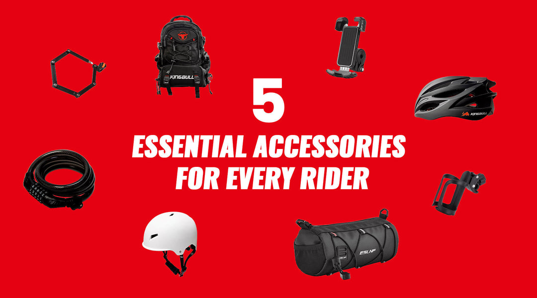 Don’t Ride Without These: 5 Essential E-Bike Accessories