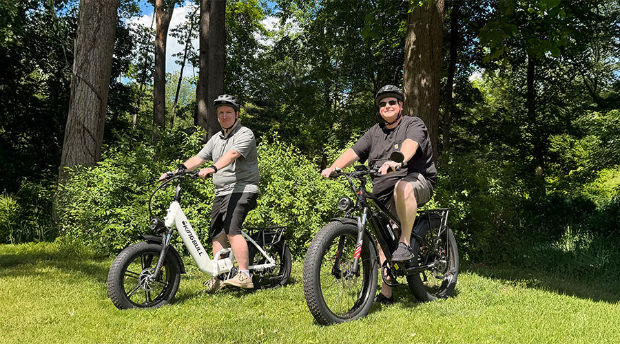 Kingbull off road electric bike Hunter 2.0 and folding electric bike Literider 2.0