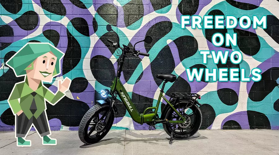 Green e-bike with ENFP