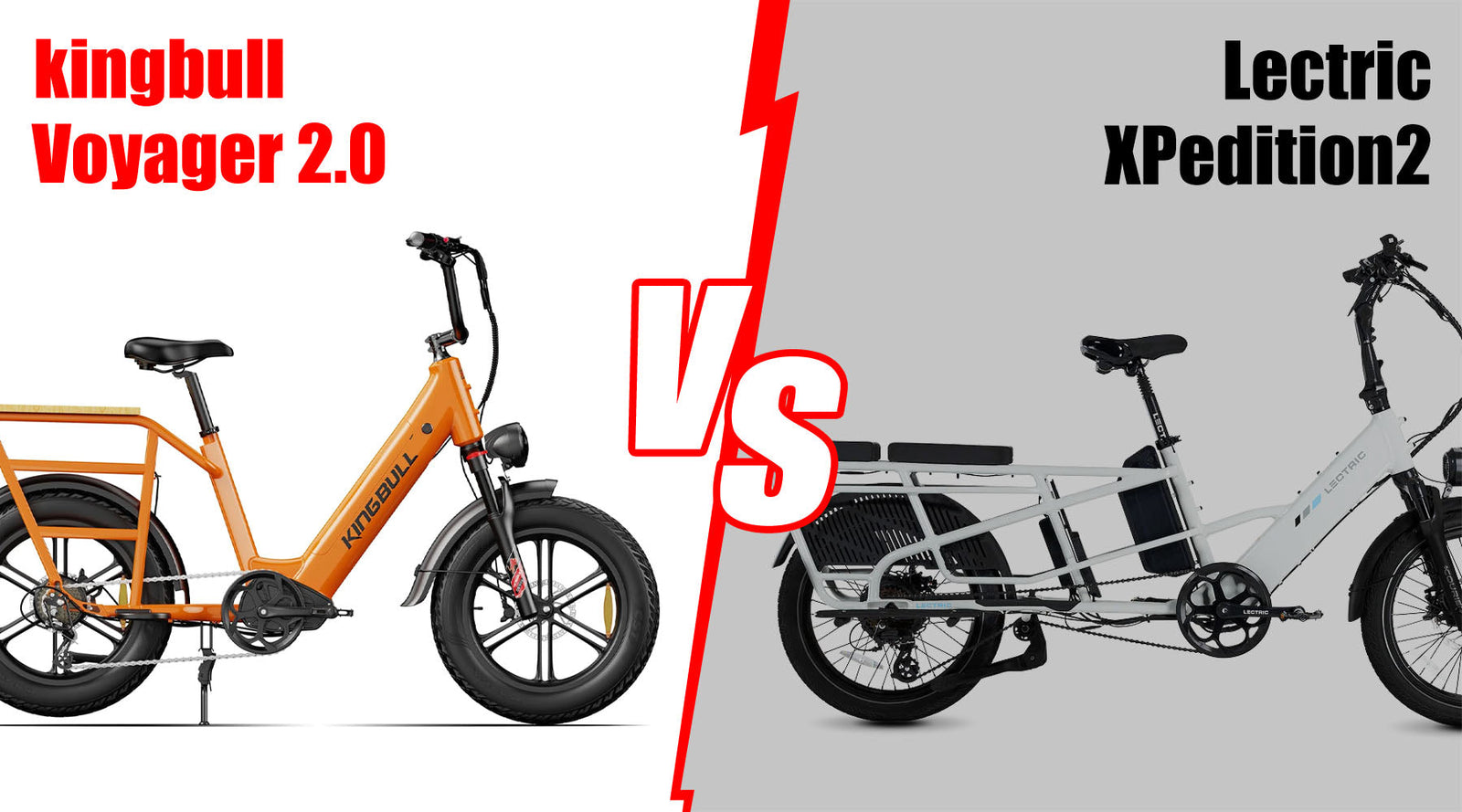 Best Fat Tire Electric Cargo Bike? Kingbull vs. Lectric