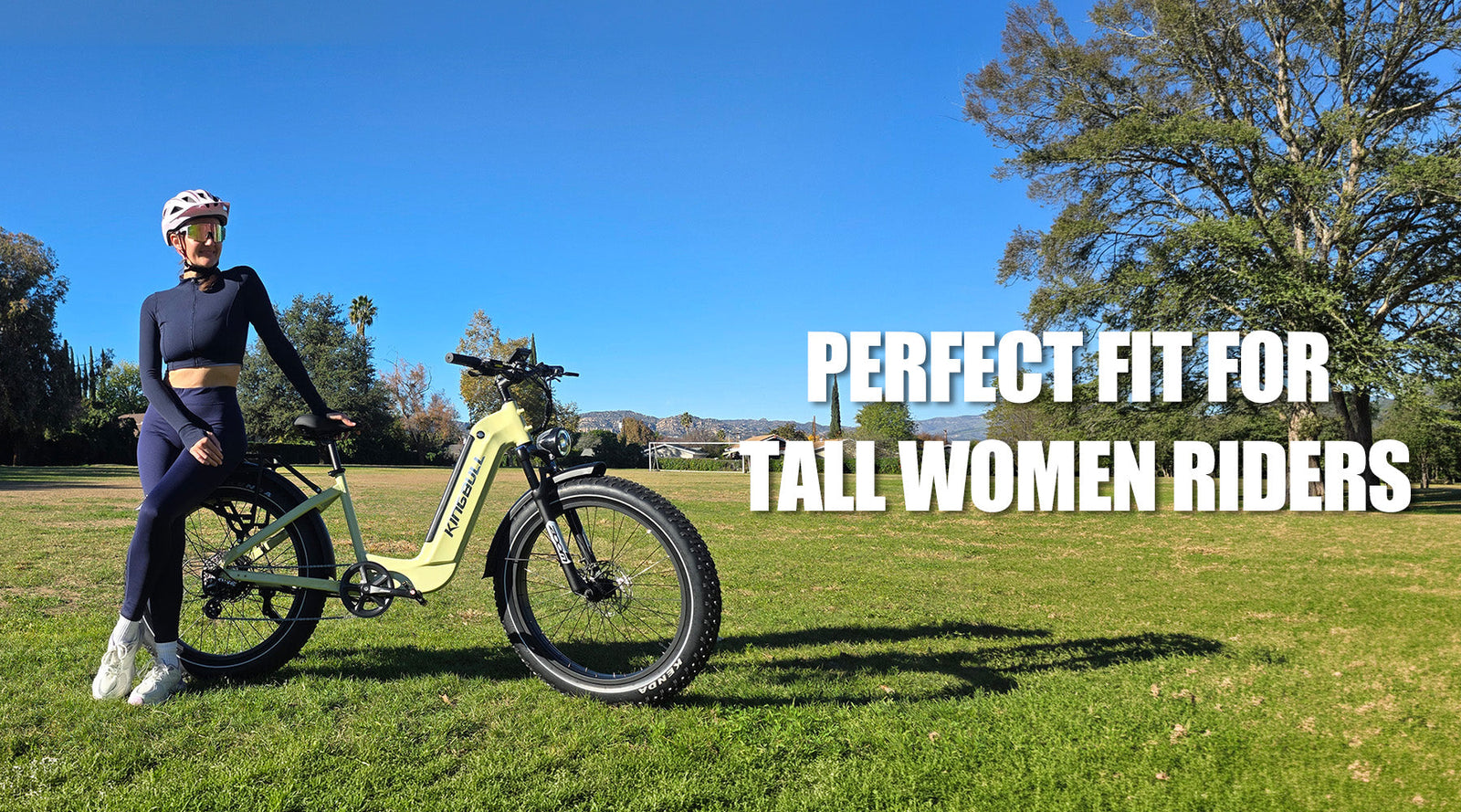 Best Electric Bikes for Tall Women(5'9" to 6'4"): Top Kingbull E-Bikes