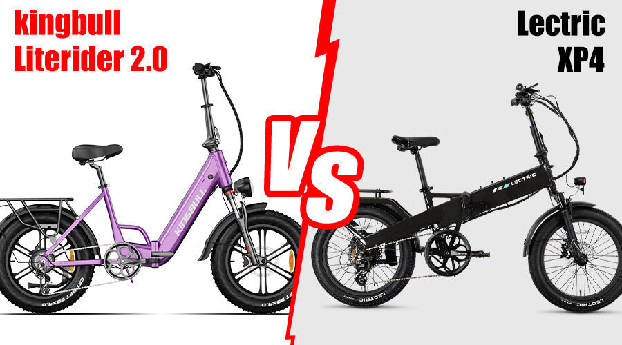Foldable Electric Bike Showdown: Kingbull Literider 2.0 vs Lectric XP 4.0