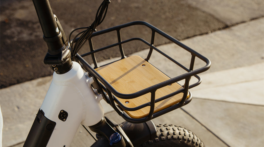 How to install the front basket