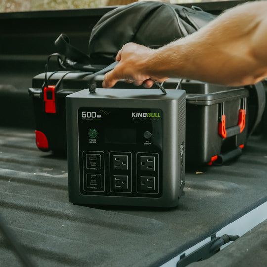 Compact and lightweight Kingbull Nextcore640 portable power station for camping, travel, and emergency backup