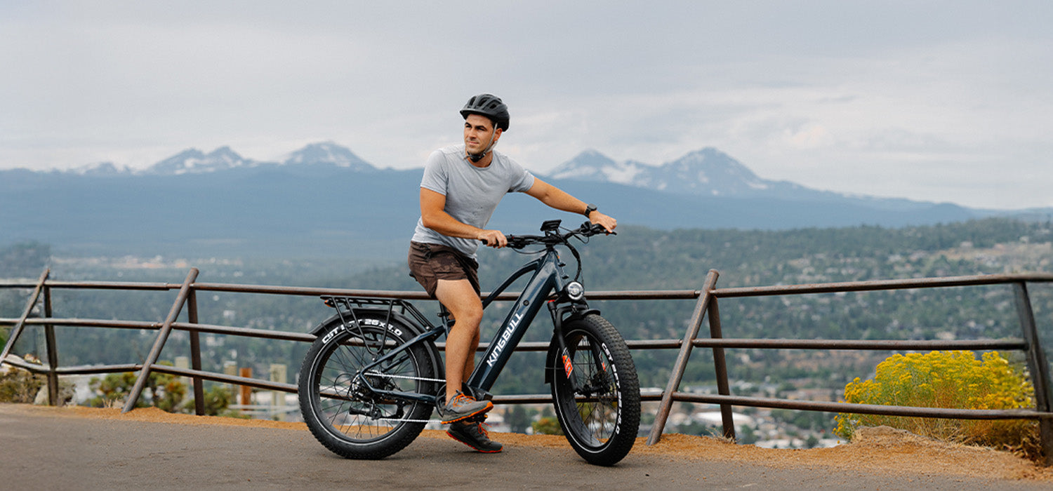 Kingbull Discover 2.0 electric bike - mountain scenic ride with panoramic view
