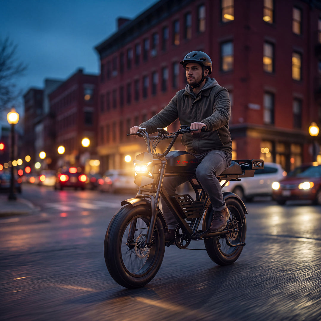 Kingbull Expedition | All-Terrain Moped-Style Electric Bike