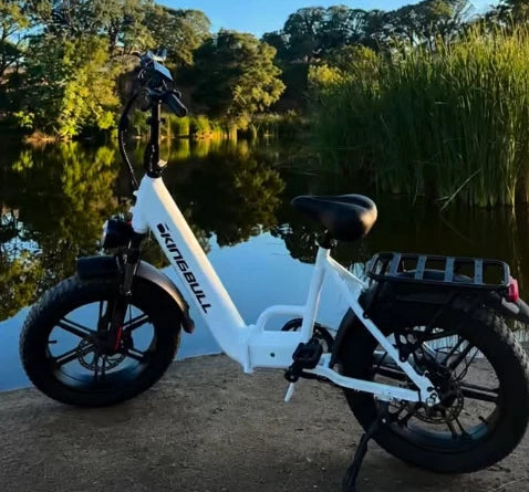 White Kingbull Easy Foldable Literider 2.0 electric bike