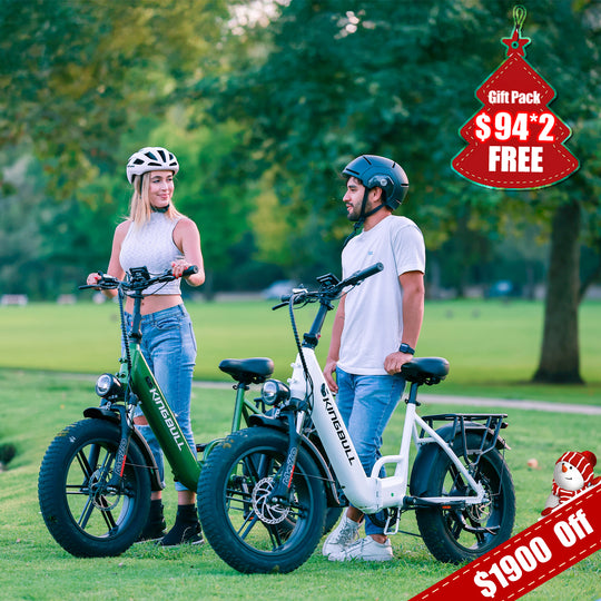 Kingbull double Literider 2.0 electric mountain bike $1900 off with free $94*2 gift pack - trail riding