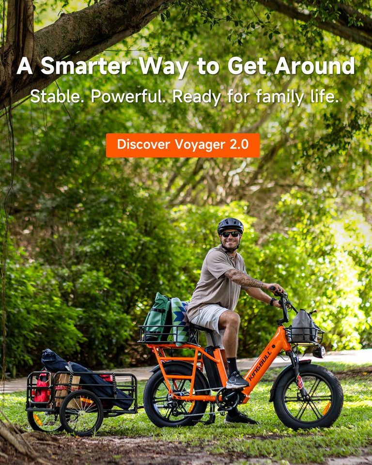 Kingbull Voyager 2.0 electric cargo bike for family life