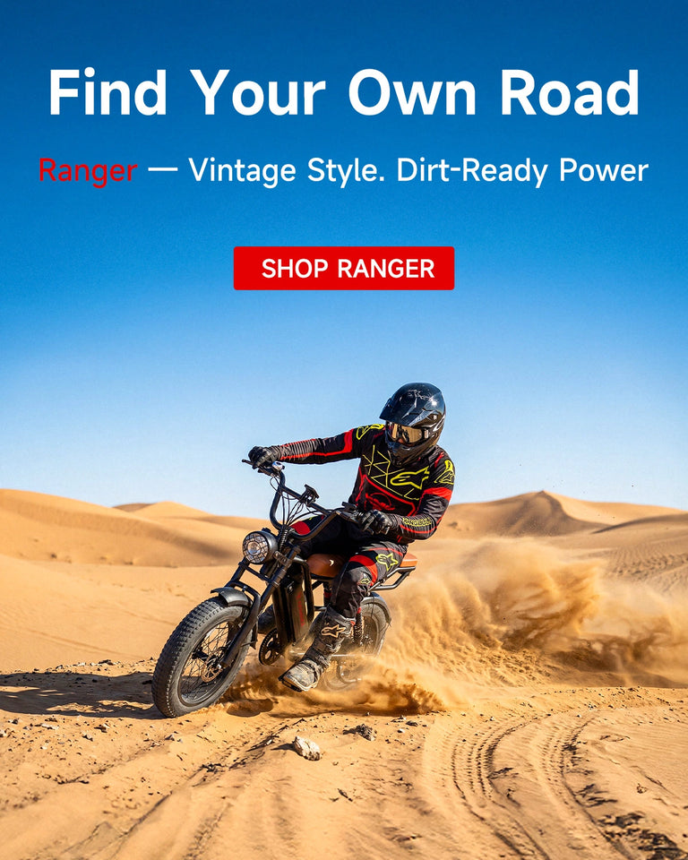 Kingbull Ranger electric dirt bike for off-road desert riding