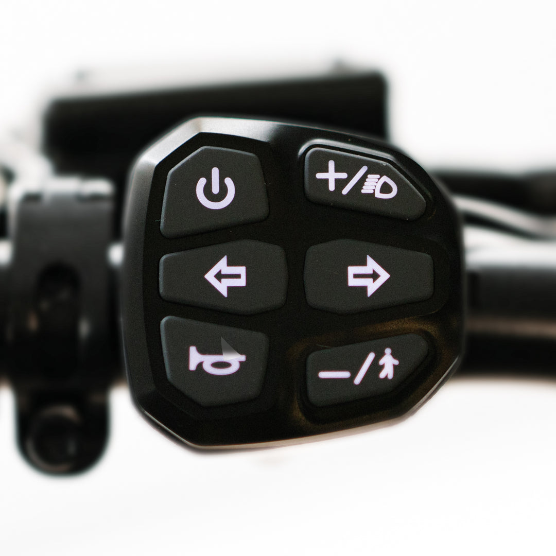 6-in-1 Multi-Function Switch on the bike