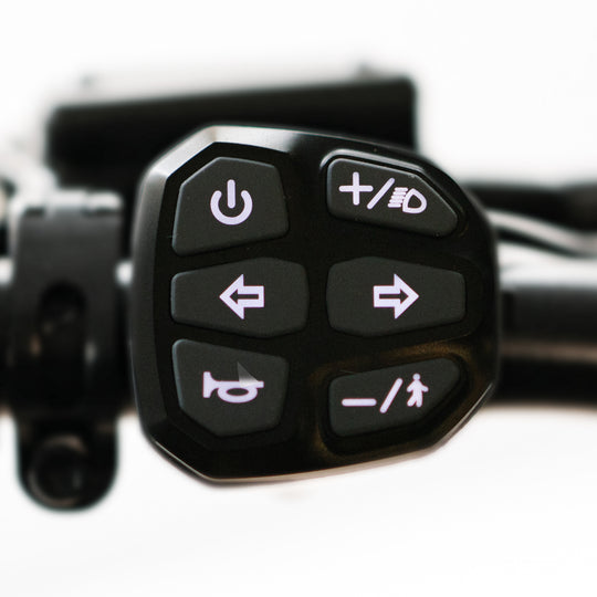 6-in-1 Multi-Function Switch on the bike