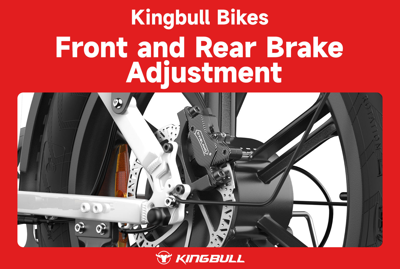 Kingbull front and rear brake adjustment video guidance