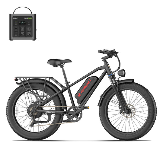 Kingbull Hunter 2.0S Mountain Fat Tire Electric Bike with power station
