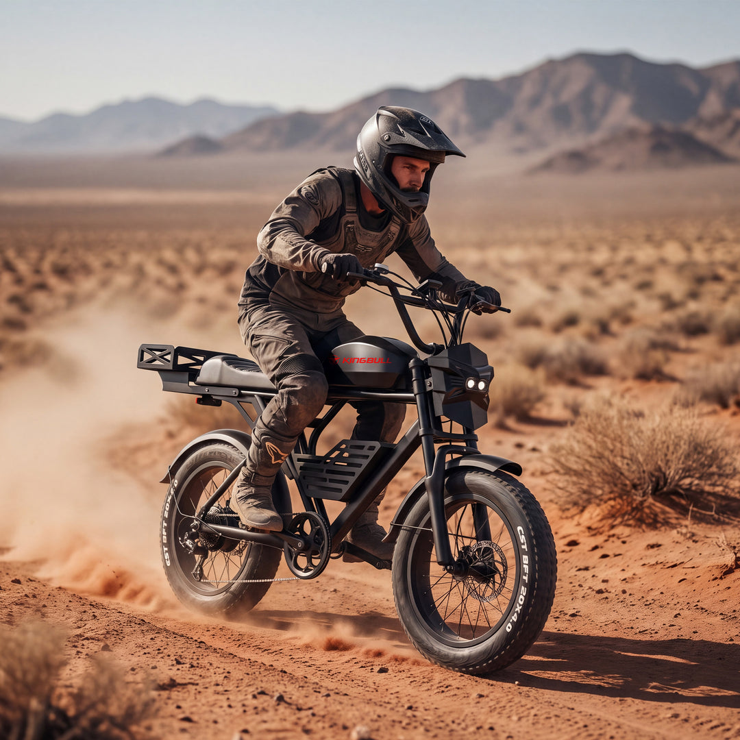 Kingbull Expedition | All-Terrain Moped-Style Electric Bike