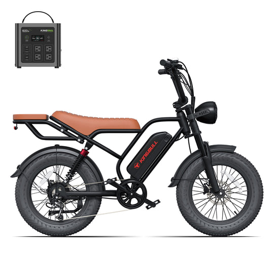 Kingbull Ranger electric Moped bike with power station