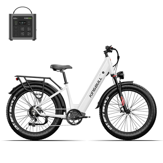 Kingbull Discover ST 2.0 Commuter Fat Tire Ebike with power station