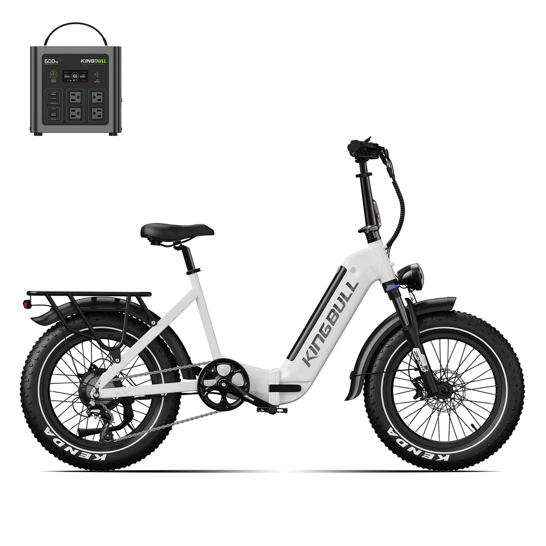 Kingbull Verve electric folding bike with power station