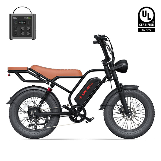 Kingbull Ranger electric Moped bike with power station