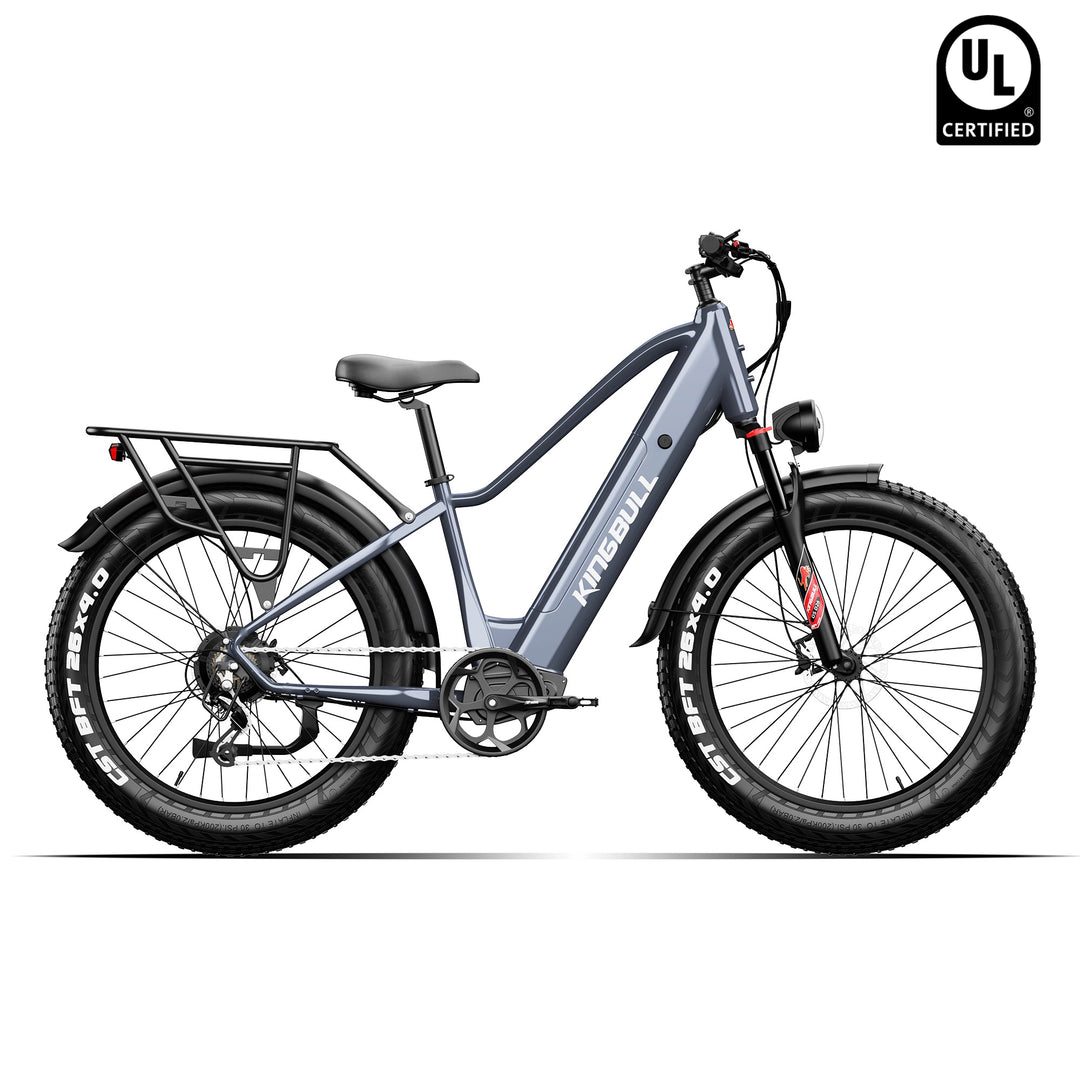 Kingbull Grey Discover 2.0 electric bike with UL 2849 & 2771 CERTIFIED