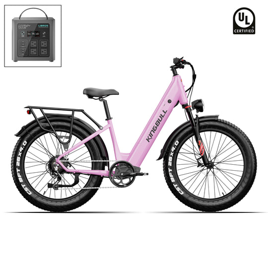 Kingbull Discover ST 2.0| 26IN Commuter Electric Bike Peak 1300W Motor – Kingbull Bikes