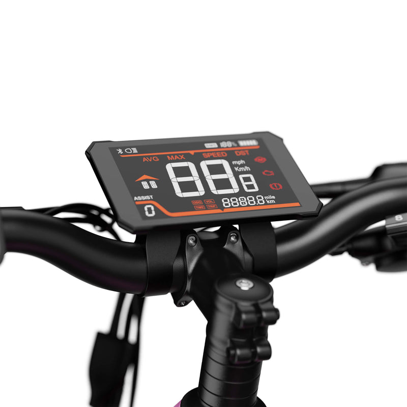 Smart LCD meter for real-time riding info – Discover ST 2.0 e-bike