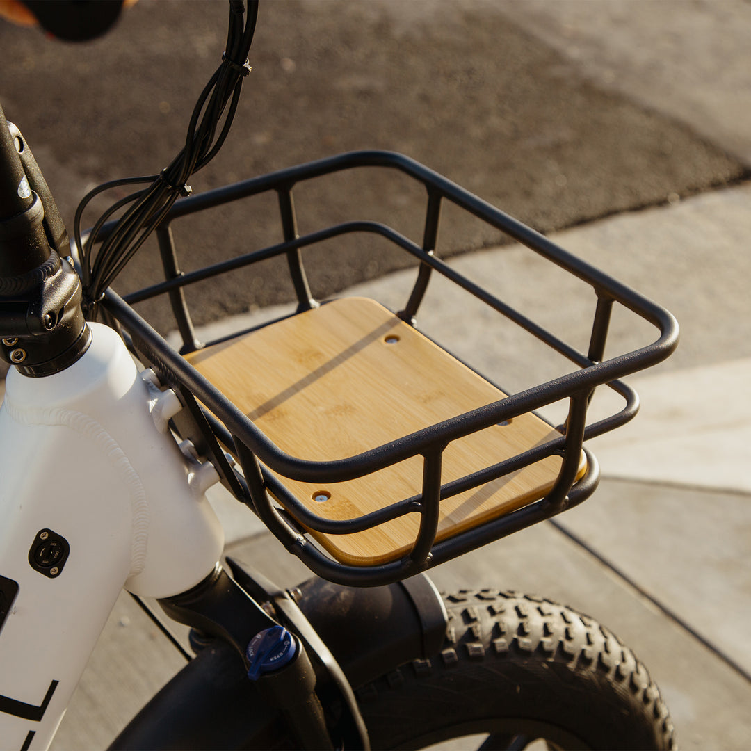 E Bike Basket Radrunner Large Basket SMRFS Large Front-Mounted