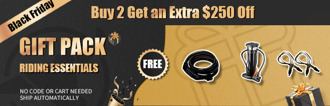 Black Friday Bike Sale - Buy 2 Get Extra $250 Off + Free Cycling Accessories Gift Pack