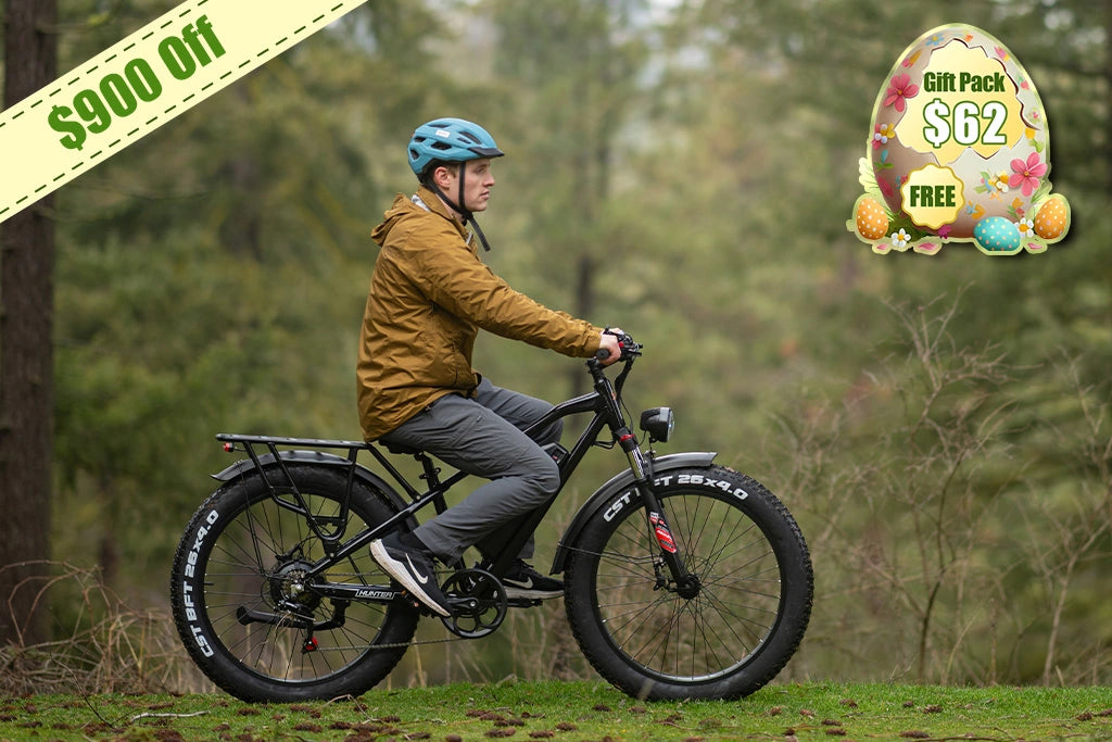 Kingbull balck Hunter 2.0 off road  electric bike tropical adventure - $900 off Ester spring promotion 