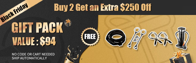 Black Friday Bike Sale - Buy 2 Get Extra $250 Off + Free Cycling Accessories Gift Pack Worth $94