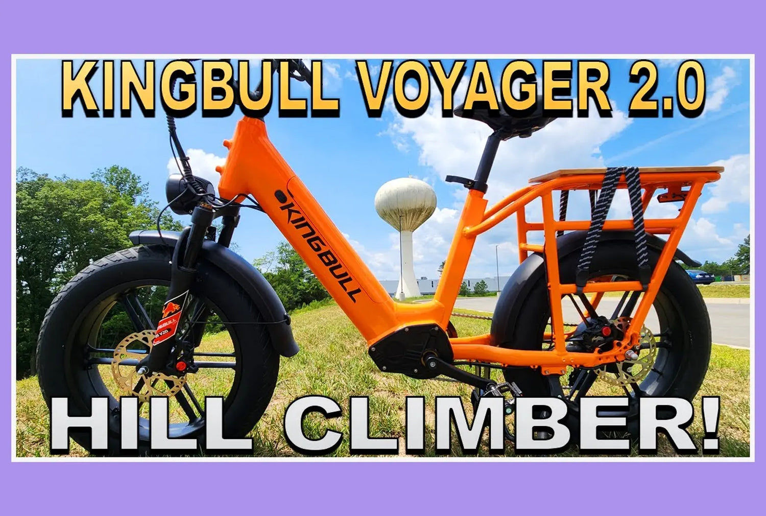 Orange kingbull ebike voyager2.0 cycling evaluation video