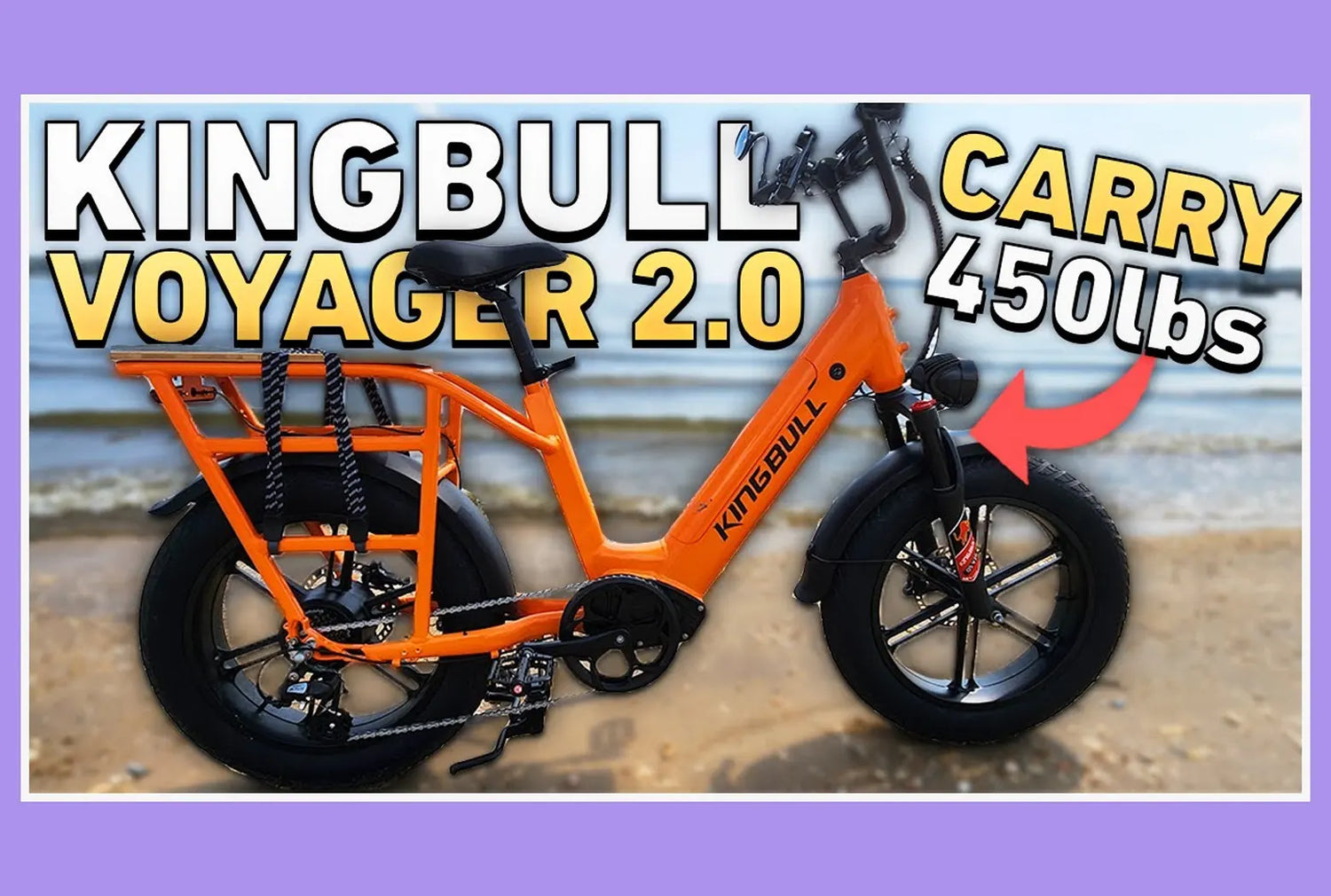 Orange kingbull ebike voyager2.0 cycling evaluation video