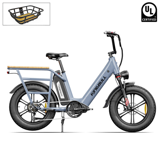 Kingbull Dual Battery Voyager 2.0| Long Range Cargo Electric Bike