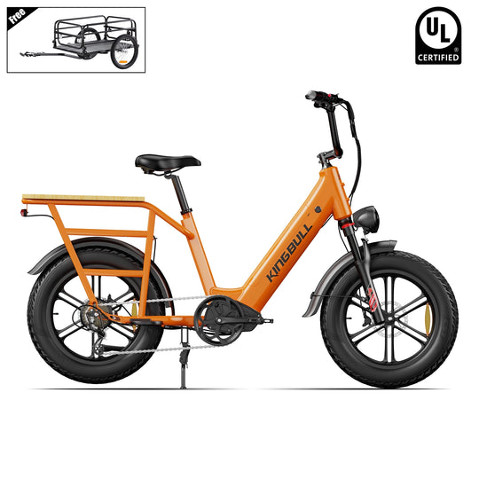 Kingbull Voyager 2.0 | Fat Tire Electric Cargo Bike