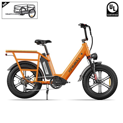 Kingbull Dual Battery Voyager 2.0| Long Range Cargo Electric Bike