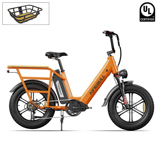 Kingbull Dual Battery Voyager 2.0| Long Range Cargo Electric Bike