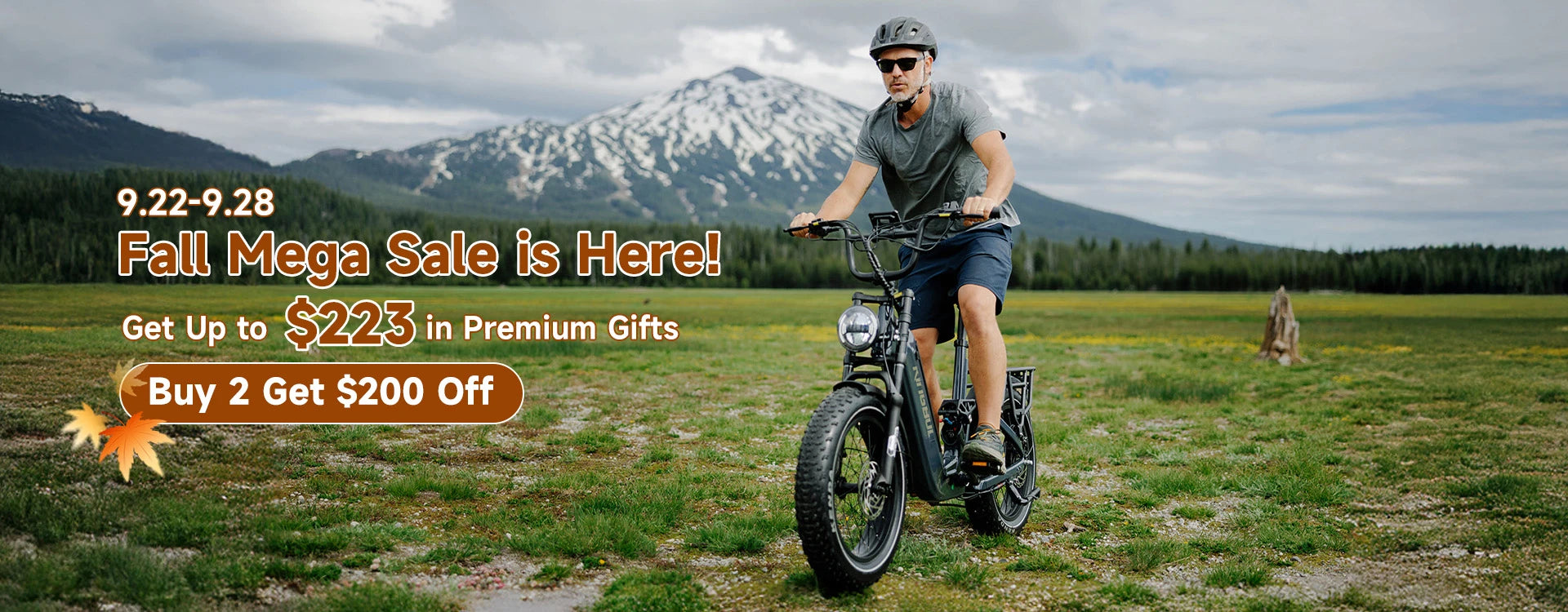 Kingbull Jumper Go electric bike Fall Mega Sale - up to $223 premium gifts, Buy 2 Get $200 Off mountain e-bike promotion