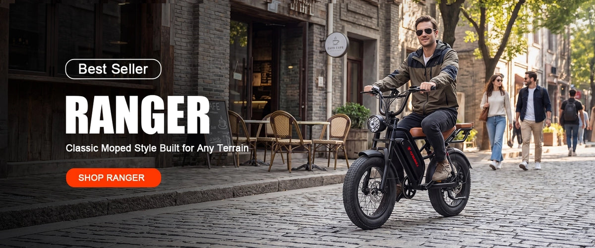 Kingbull Ranger vintage moped style ebike