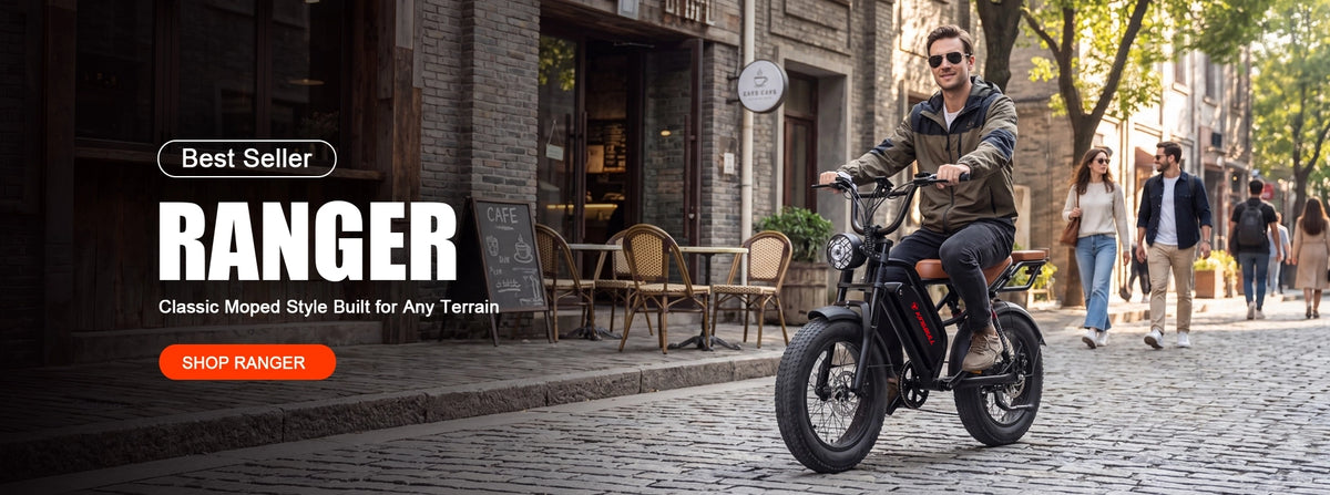 Kingbull Ranger vintage moped style ebike