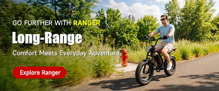 Kingbull Ranger Long-Range Fat Tire Electric Bike – Comfort Meets Everyday Adventure - Start from $799