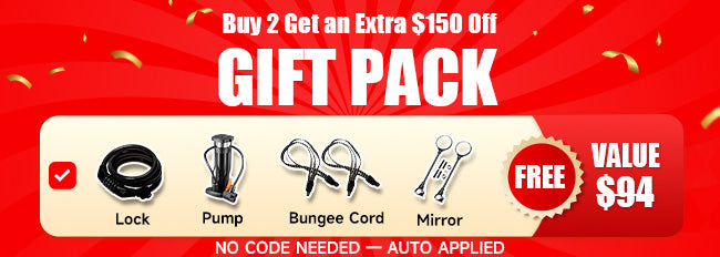 Kingbull electric bike - Buy 2 Get Extra $150 Off + Free Cycling Accessories Gift Pack worth $94